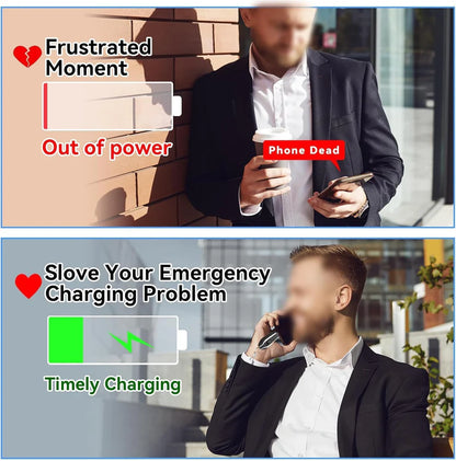 Mini Emergency Keychain Power Bank – 1500mAh